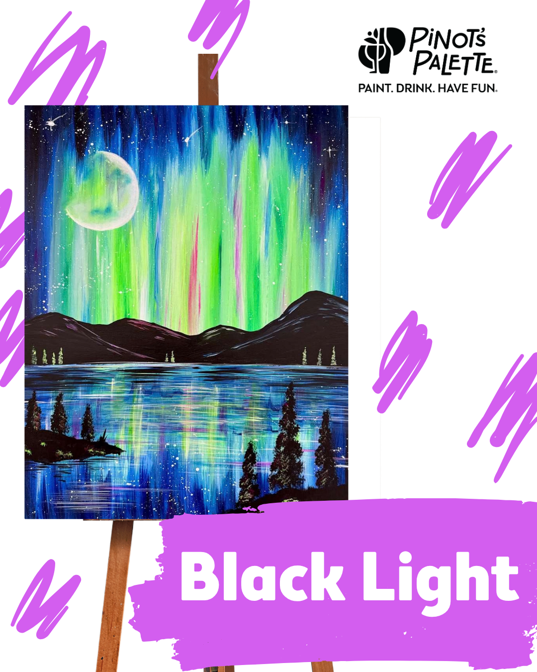 Northern Lights Lake View